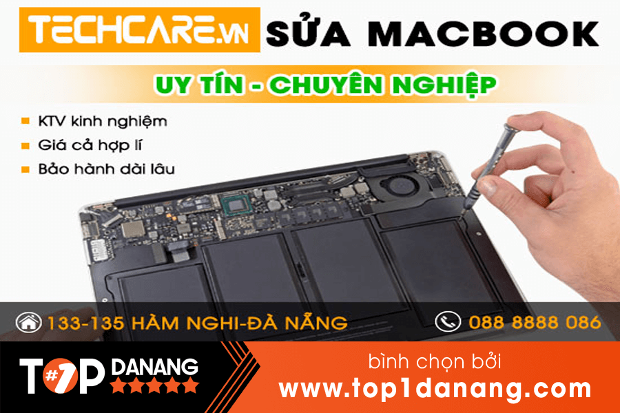 Trung tâm thay pin macbook Đà Nẵng - TechCare