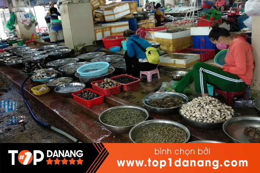 Chợ hải sản phường Thanh Khê Đông Đà Nẵng