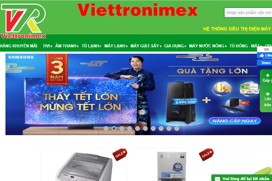 Cửa hàng bán máy xay sinh tố Viettronomex Đà Nẵng