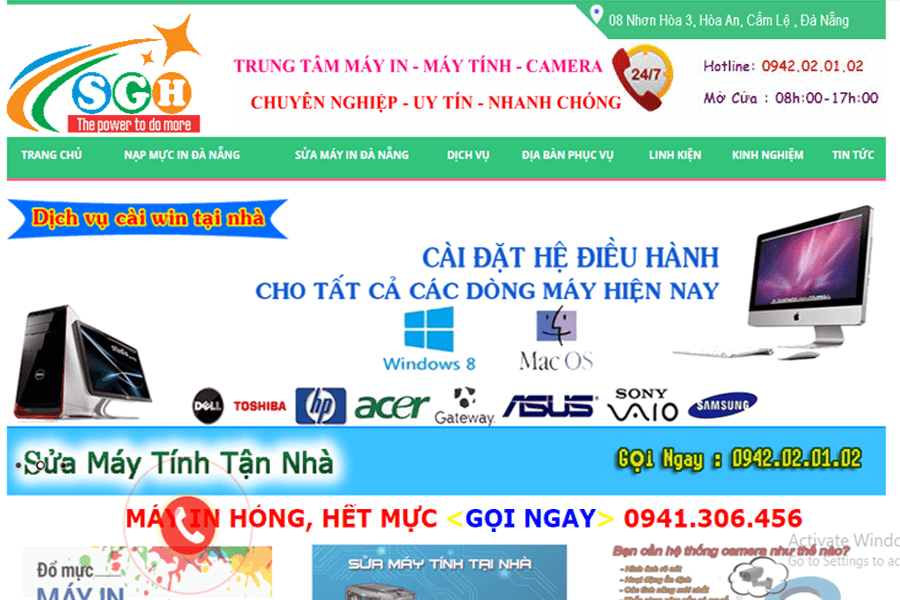 Sửa máy in Đà Nẵng - Sơn Gia Hân