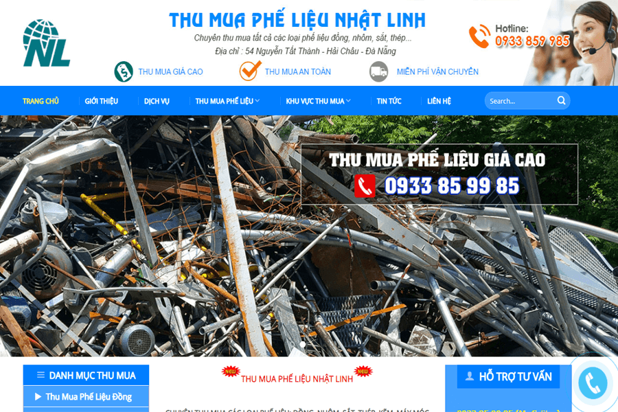 Công ty thu mua phế liệu tại Đà Nẵng - Nhật Linh