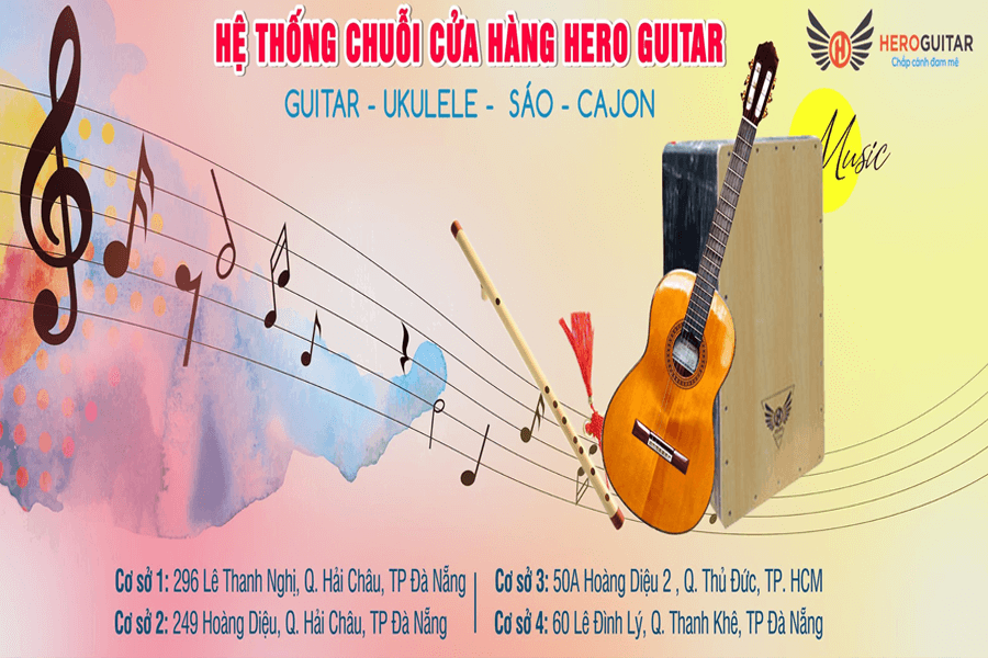 Guitar Shop HERO - cửa hàng sáo trúc giá rẻ Đà Nẵng