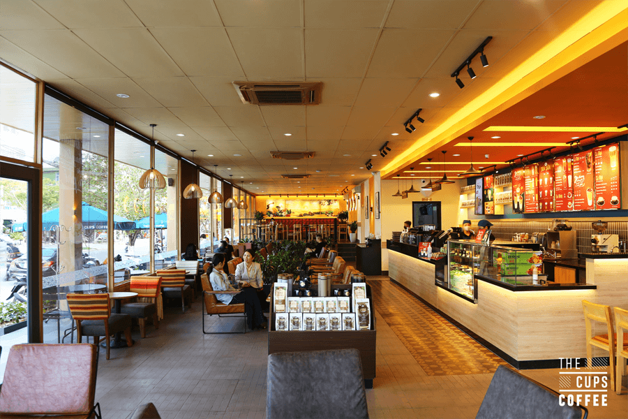 Cafe ăn sáng tại Đà Nẵng - The Cups Coffee