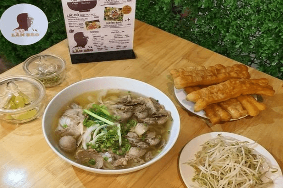 Quán ăn sáng ngon rẻ ở Đà Nẵng Phở Lân Béo