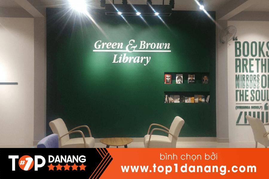 Cà phê hộp có thiết kế 3 in 1 ở Đà Nẵng Green & Brown Bookstore