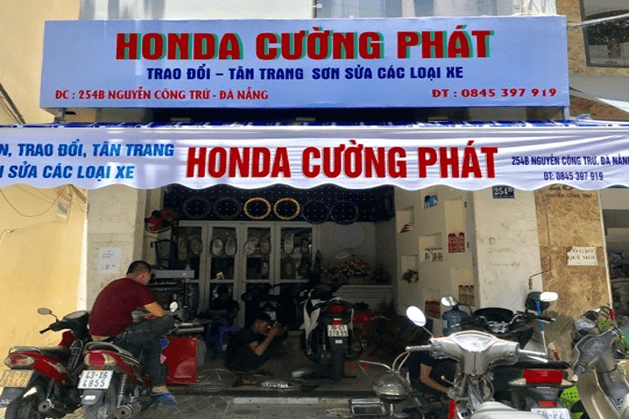 Tiệm sửa xe máy tại Đà Nẵng Cường Phát