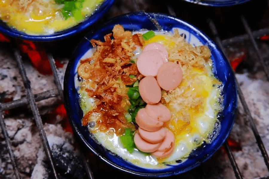 Trứng cút nướng chén Đà Nẵng - Bánh tráng nướng Phan Rang